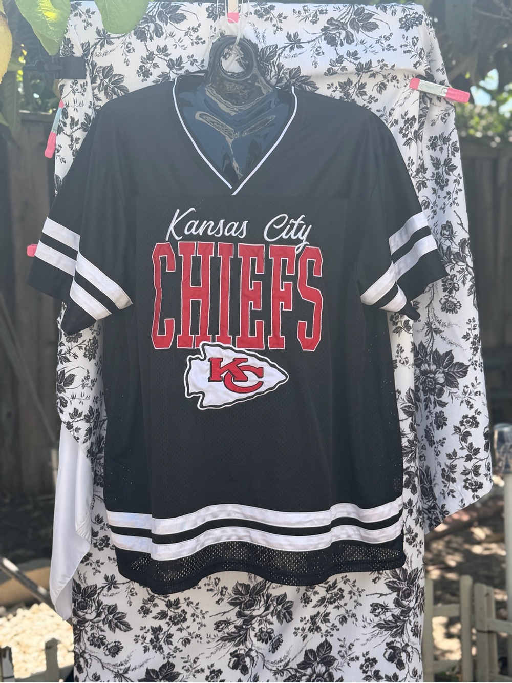 NFL Black and White Team Apparel Mesh Jersey Tank